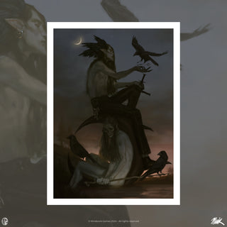 Jodie Muir Art Print - Dead flesh and bones