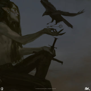 Jodie Muir Art Print - Dead flesh and bones