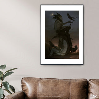 Jodie Muir Art Print - Dead flesh and bones