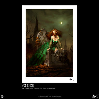 Jodie Muir Art Print - Vampire