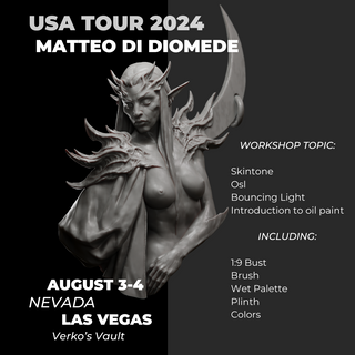 LAS VEGAS - 3/4 August 2024 Painting Workshop - Skintone and Ambience