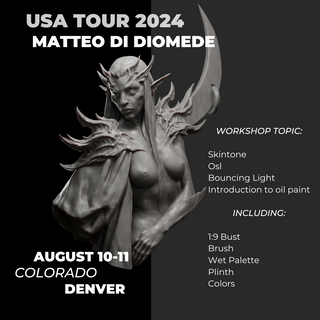 DENVER - 10/11 August 2024 Painting Workshop - Skintone and Ambience