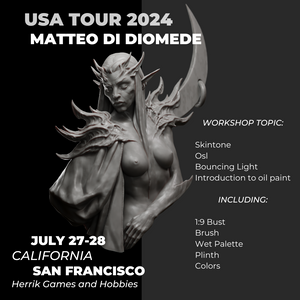 
                  
                    EARLY BIRD - SAN FRANCISCO - 27/28 July 2024 Painting Workshop - Skintone and Ambience
                  
                