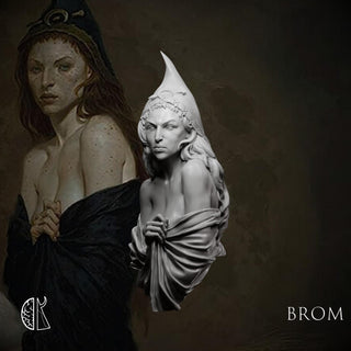 BROM:  Hare of the Moon Academic Bust