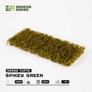Grass Tufts: Spikey Green (12mm)