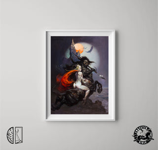 Frank Frazetta Art Print- Moon Maid