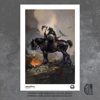 Frank Frazetta Art Print- Death Dealer