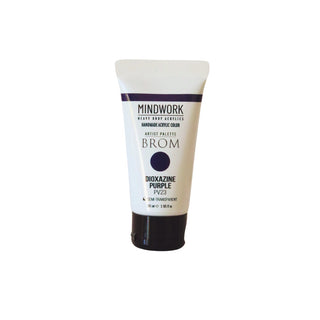 Mindwork Heavy Body Acrylics - Brom Signature Palette - Dioxazine Purple