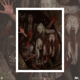 Jodie Muir Art Print - Vampires