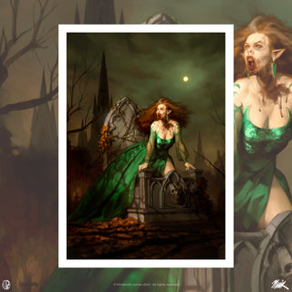 Jodie Muir Art Print - Vampire