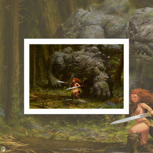 
                  
                    Adrian Smith Art Print - Troll Girl
                  
                