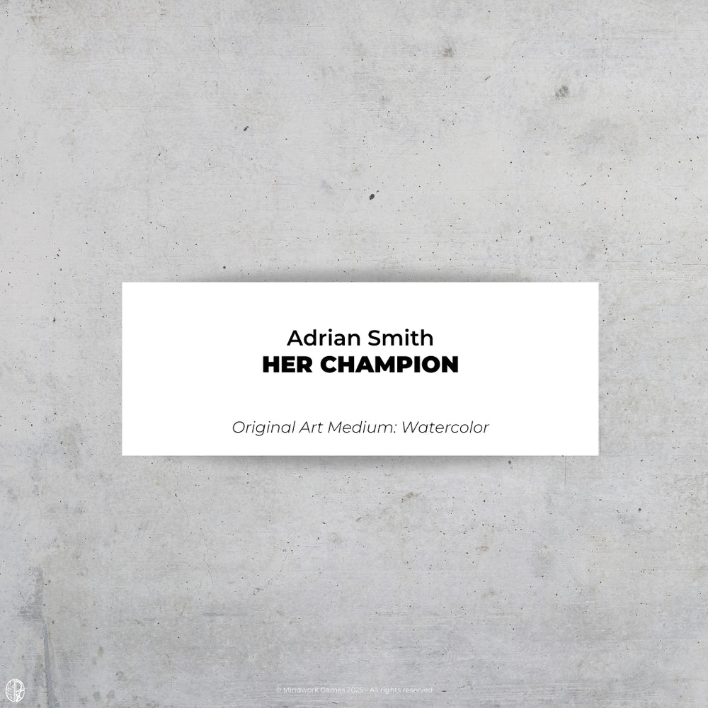 
                  
                    Adrian Smith Art Print - Her Champion
                  
                