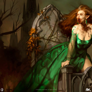 Jodie Muir Art Print - Vampire