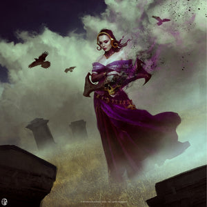 
                  
                    Bastien Lecouffe Deharme Art Print - Liliana, Defiant Necromancer
                  
                