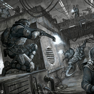 Thomas Elliott - Interior Fight Scene, Magna Guards Vs Deformant Insurgents