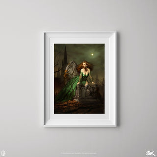 Jodie Muir Art Print - Vampire