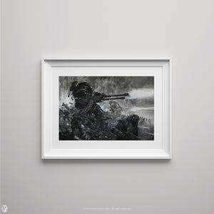 
                  
                    Thomas Elliott Art Print - Agori Shoot Out
                  
                