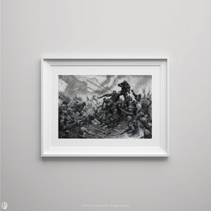 
                  
                    Thomas Elliott Art Print - Battle of Neo-Plasia
                  
                