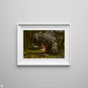 
                  
                    Adrian Smith Art Print - Troll Girl
                  
                