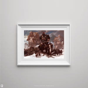 
                  
                    Adrian Smith Art Print - There He Is!
                  
                