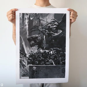 
                  
                    Adrian Smith Art Print - Infighiting
                  
                