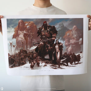 
                  
                    Adrian Smith Art Print - There He Is!
                  
                