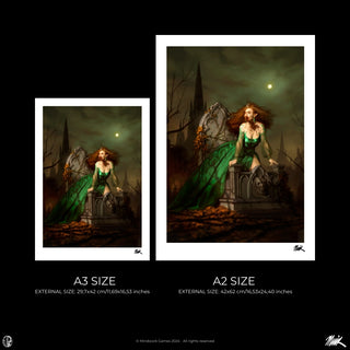 Jodie Muir Art Print - Vampire
