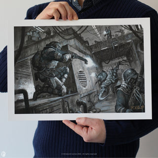 Thomas Elliott - Interior Fight Scene, Magna Guards Vs Deformant Insurgents