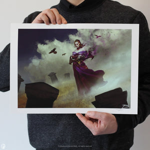 
                  
                    Bastien Lecouffe Deharme Art Print - Liliana, Defiant Necromancer
                  
                