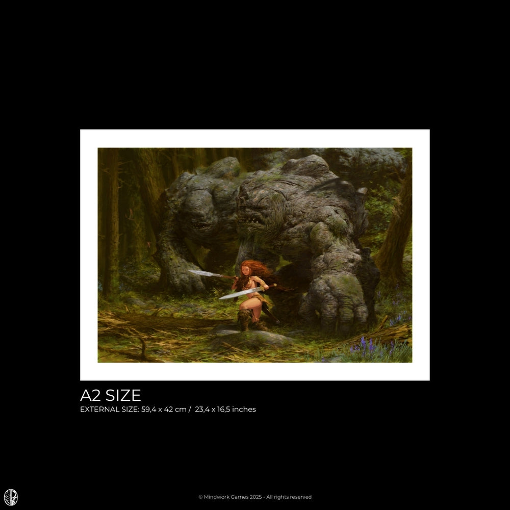 
                  
                    Adrian Smith Art Print - Troll Girl
                  
                