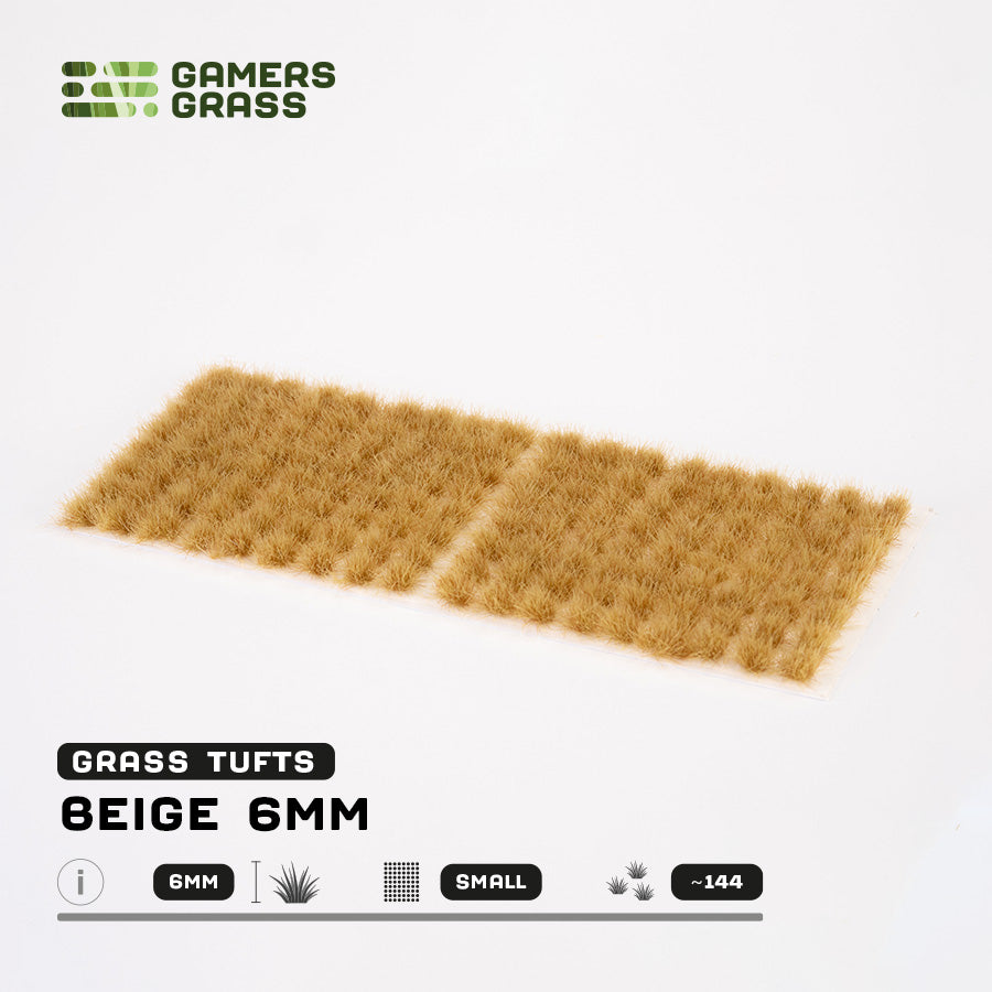 
                  
                    Grass Tufts: Beige (6mm)
                  
                