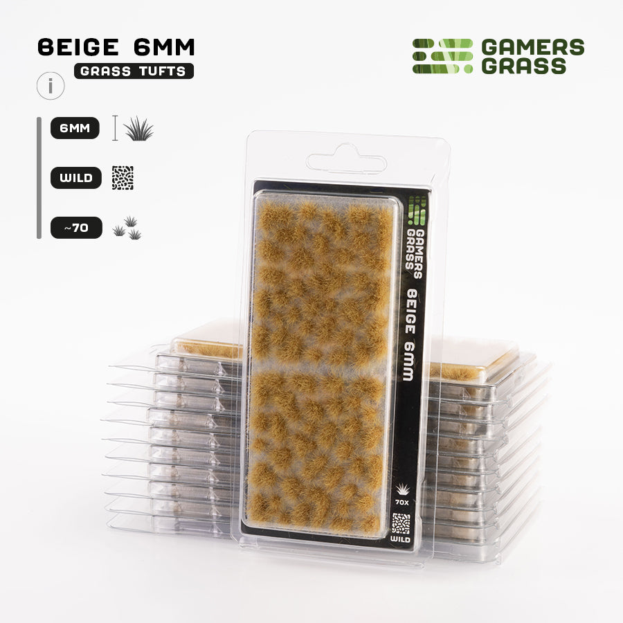 
                  
                    Grass Tufts: Beige (6mm)
                  
                
