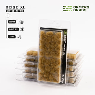 Grass Tufts: Beige XL (12mm)
