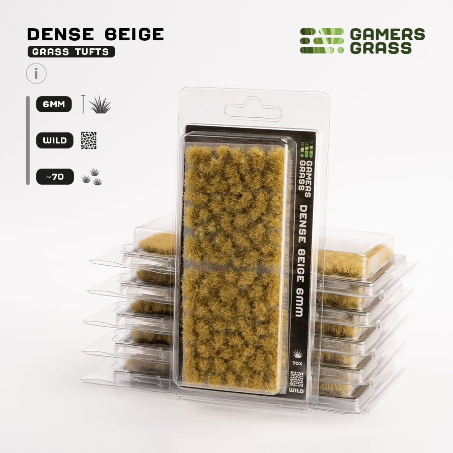 
                  
                    Grass Tufts: Dense Beige (6mm)
                  
                