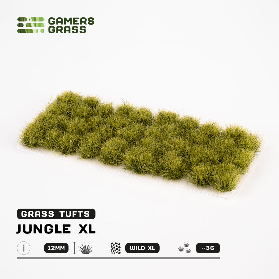 
                  
                    Grass Tufts: Jungle XL (12mm)
                  
                