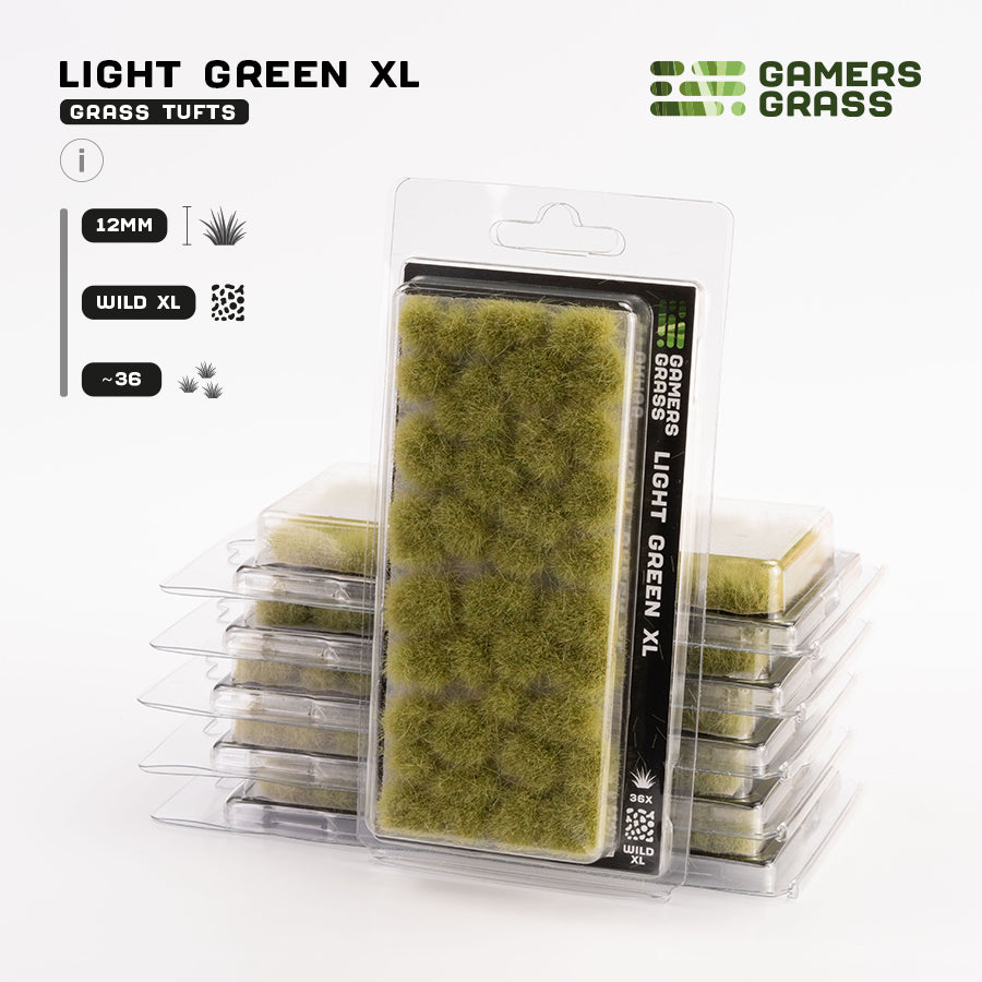 
                  
                    Grass Tufts: Light Green XL (12mm)
                  
                
