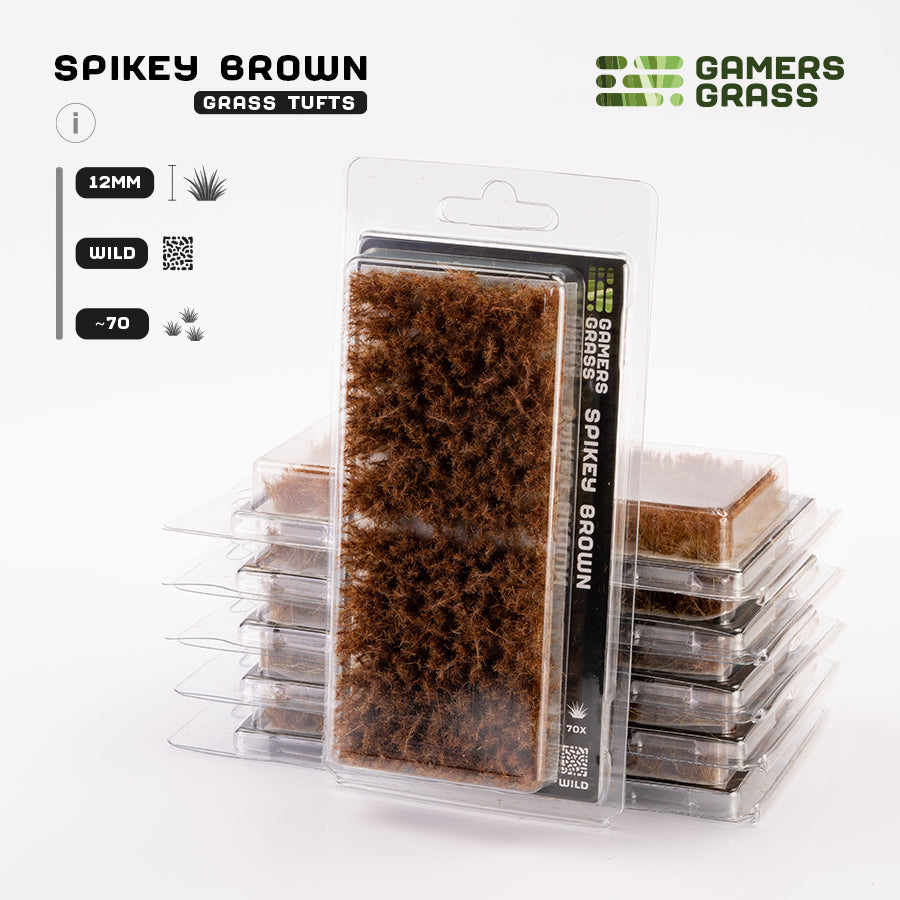 
                  
                    Grass Tufts: Spikey Brown (12mm)
                  
                