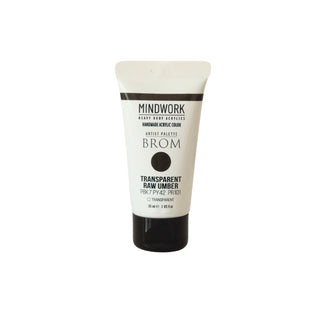 Mindwork Heavy Body Acrylics - Brom Signature Palette - Transparent Raw Umber